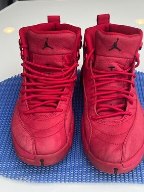 Jordan Men's Red High-Top Sneakers